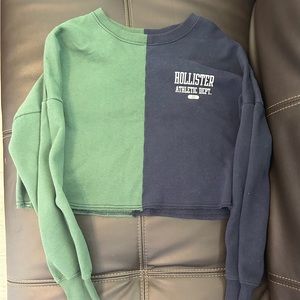 cropped hollister sweatshirt